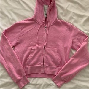 Brandy Melville Bubblegum Pink Crystal Hoodie